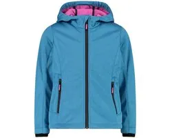 Cmp Fix Hood 3a29385n-m Softshelljack Blauw 10 Years Jongen