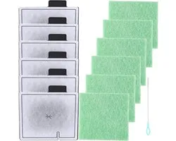 Filterpatroon voor Interpet CF2 Externe Aquariumfilter - Onderhoudsset met Algaway Pads en Reinigingsborstel voor 6 Maanden Gebruik