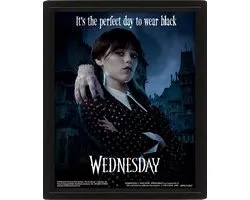 Pyramid International Wednesday 3D Lenticular Framed Poster Perfect Day 26 x 20 cm Poster & Wallscrolls