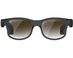 AI Smart Glasses G3 Met Camera – Lunettes Intelligentes avec Verres Interchangeables, Enregistrement Vidéo Mains Libres, Design Sportif – Noir / Transparent