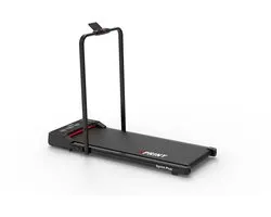 MegaGoods Sprint Plus - Elektrische Loopband met Handgreep - 1-10 km/u - 3 hellingsniveaus - Bluetooth & LED-display - Inklapbaar - Afstandsbediening - 2.0 HP Motor - 110 kg - Zwart
