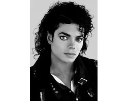 Affiche Michael Jackson - Affiches Musique - Superstar - Portrait - Legend - Décoration Murale Salon - Papier 180 grammes - L3856 - Format 70 x 100 cm