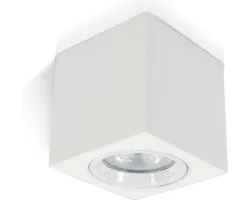 V-TAC VT-716SQ LED-spot - Opbouwbevestigingen - GU10 - IP20 - Wit