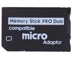Mini Memory Stick Pro Duo Kaartlezer - Nieuwe Micro Sd Tf Naar Ms Card Adapter - Zwart