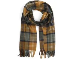 Barbour Patchwork Tartan sjaal voor heren, geel