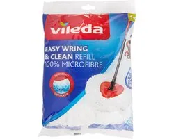 Vileda Easy Wring & Clean vervangingsmop - 1 Stuk - 100% microvezel