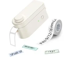 REN® Labelmaker - Labelprinter - Label Maker - Wit - 10cm x 5cm x 4cm