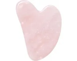 Gua Sha, massagesteen van rozenkwarts (tederheid en liefde), 8 cm Guasha