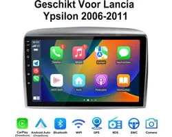 Junsun Android 15 CarPlay Autoradio Geschikt Voor Lancia Ypsilon 2006-2011 - 2GB+64GB - Draadloze Andriod Auto - Bluetooth - GPS Multimedia Navigatiesystem - 9-inch Touchscreen - WiFi - USB - RDS - DSP - FM - Quad-core processor