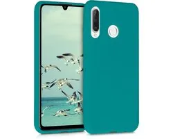coque de téléphone kwmobile pour Huawei P30 Lite - Coque pour smartphone - Coque arrière en pétrole mat