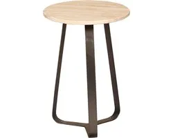 PTMD - Salontafel Micka - Beige - 40x40x56cm