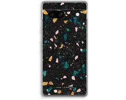 Case Company® - Coque Google Pixel 7A - Terrazzo N°10 - Coque de téléphone souple - Protection sur tous les côtés et bord de l'écran