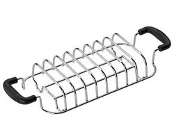 SMEG TSBW01 Opwarmrek voor Broodrooster - Broodjesrek - Geschikt voor TSF01 & TSF03 - Voor Broodjes, Focaccia & Gebak - RVS