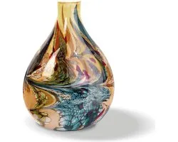 Terroso - Vaas, Glas, Handmade Mixed Colours, Hoogte 30 cm