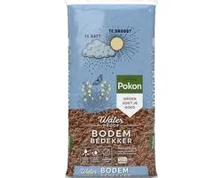 Pokon Waterproof Bodembedekker - 45L - Houtsnippers bodembedekking tuin - Waterregulerend