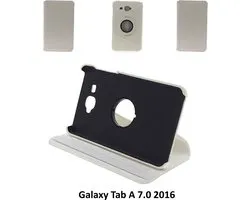 Samsung Galaxy Tab A 7.0 (2016) Draaibare tablethoes Wit voor bescherming van tablet (T285)