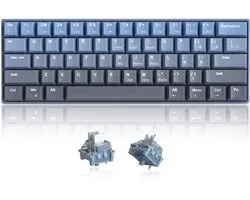 MageGee Star61 - Clavier Mécanique - Clavier Gaming - Keyboard - Filaire - RGB
