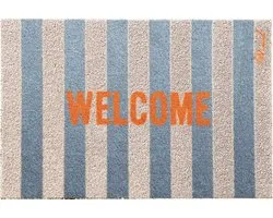 Mad About Mats - DORA - welcome - deurmat - schoonloop/scraper - wasbaar - 50x75cm