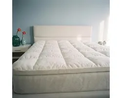 Gewatteerde Topper - Matras Oplegger - Extra Slaapcomfort - Met Matrashoesband - 80x195cm - Morfeo