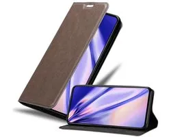 Coque Cadorabo pour ZenFone 7 Asus MARRON CAFÉ - Pochette de protection à fermeture aimantée