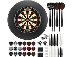 Winmau Blade 6 + Surround + KOTO Accessoireset Steeltip Zwart - 90-delig - Dartset