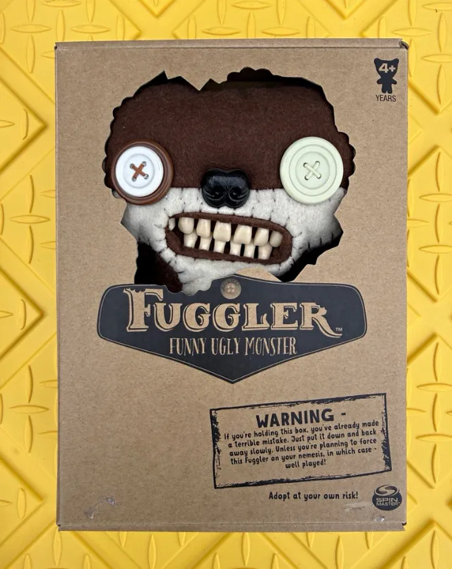 SpinMaster Fuggler Funny Ugly Monster Teddy Bear Nightmare New Boxed Retired
