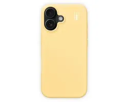Coque en silicone MagSafe iDeal of Sweden pour Apple iPhone 16, couleur citron souple