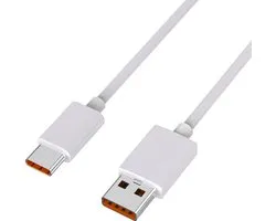 USB C naar USB 6A Snellader Kabel Wit - 1 meter - Oplaadkabel voor Xiaomi Mi 11 / Mi 11 Lite / Mi 11 Lite 5G / Mi 11i / Mi 11X / Mi 11X Pro