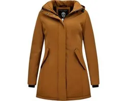MATOGLA Veste d'hiver pour femme - Coupe slim - Marron