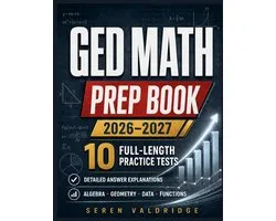 GED Math Prep Book 2026-2027