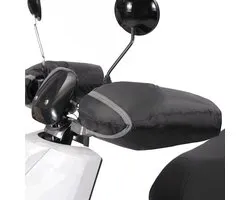 Handlebar Hand Boots, Warm Handlebar Warmers, Universal, Waterproof Hand Warmers, Thermal Handlebar Sleeves, Warm Muffs Glove for Motorcycle Scooter, Black