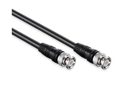 Câble S-Impuls BNC (m) - BNC (m) - RG58 - 50 Ohm / noir - 1 mètre