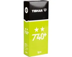Tibhar Tafeltennisballen T40 Training box van 10 - 2* - Wit - Ping Pong Ballen