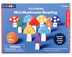 Kikkerland It's a Strike! - Mini Mushroom Bowling - Speelgoed - Spellen - Bowlen