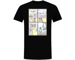 Grappige Comic Strip Print Heren T-shirt - cartoon - stripverhaal - funny - grappig - shirt