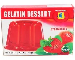 Blue Mill Jelly Fraise Saveur 3 x 85 Grammes (Halal) (gelée)