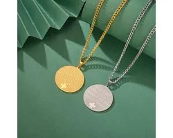 Amaxer Saint Medailles Ketting Saint Michael Raphael Gabriel Aartsengel van Genezing Bescherming Retro Aartsengel - ShopVlot