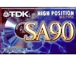 Cassette Audio TDK SA-90 90 min 1 pc (s)