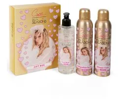 Camille geschenkdoos Gold met douchefoam en bodylotion
