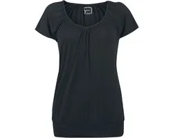 T-shirt ample Zwart à revers RED ROCK - ENGINEERED DESIGN pour femme - XL