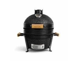 Patton Classic Kamado 16" Table Chef - Medium - Ø34 cm - Matzwart
