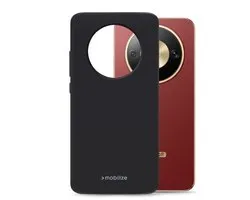 Mobilize Hoesje geschikt voor HONOR Magic 8 Lite Telefoonhoesje Flexibel TPU | Mobilize Rubber Gelly Backcover | Magic 8 Lite Case | Back Cover - Zwart