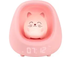 BigBen Interactive Veilleuse HiBuddies Nestkids avec Wekker pour Enfants - Myko le chat