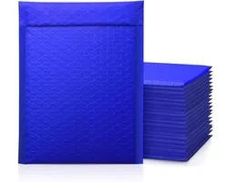Metronic 25 Pack Bubble Mailers 6x10 Royal Blue, Self Sealing Bubble Poly Mailers, Waterproof Mailers, Damping Bubble Envelopes, Packaging for Small Business, Jewelry, DVD, Makeup, Bulk