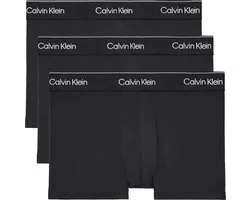 Calvin Klein Trunks (3-pack) - heren boxers normale lengte - zwart
