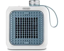 De’Longhi Capsule Desk - Keramische ventilatorkachel met gerichte warmte en laag energieverbruik - 360W - Blauw/Wit - HFX10B03.LB