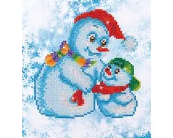 Diamonddotz DD3.014 Snow Family 23X25 cm