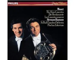 Mozart: The Horn Concertos / Baumann, Zuckerman, St Paul CO