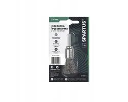Spartus Penseelborstel 17mm RVS 0,3mm Draad, 6mm Schacht