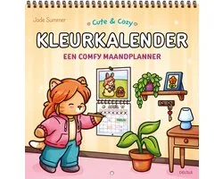 Cute & Cozy Kalender om in te kleuren Jade Summer